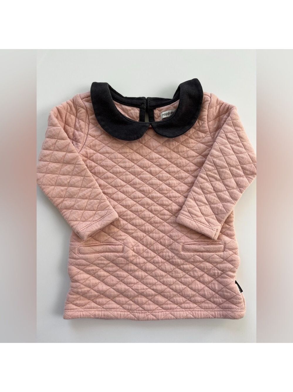 π©΅ 4/$20β Noppies Blush Quilted Dress with Dark Collar